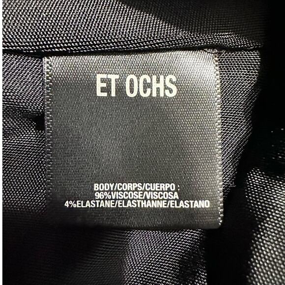 Cushnie et Ochs Nevaeh Scuba Asymmetrical Sheath Dress Women's 2‎ Black - Picture 8 of 10